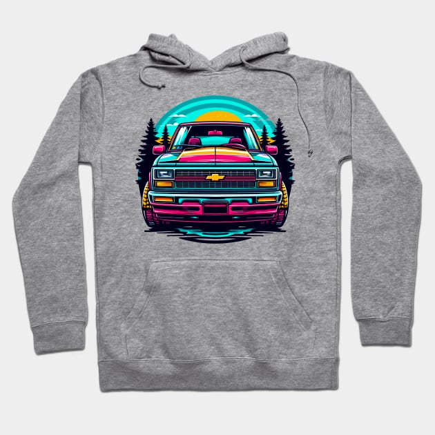 Chevy S10 Hoodie by Vehicles-Art